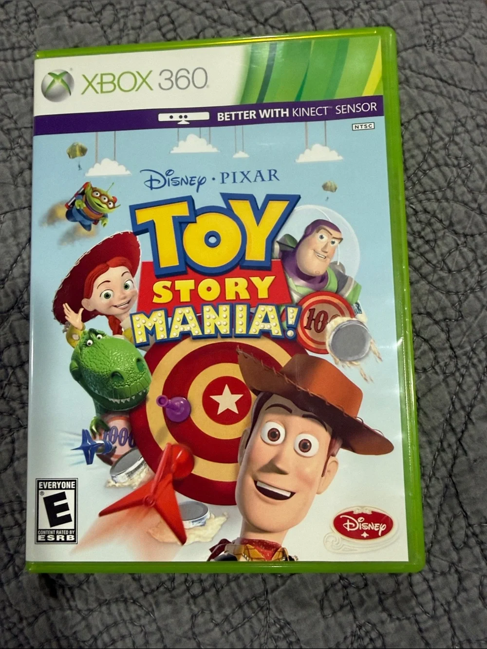 Toy Story Mania! Xbox 360 Game - Green Case